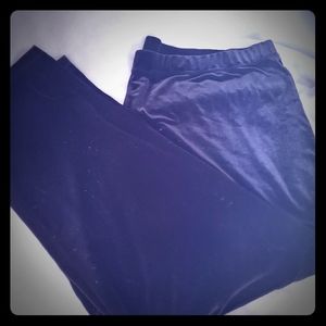 Velour Wide Leg Lounge Pants